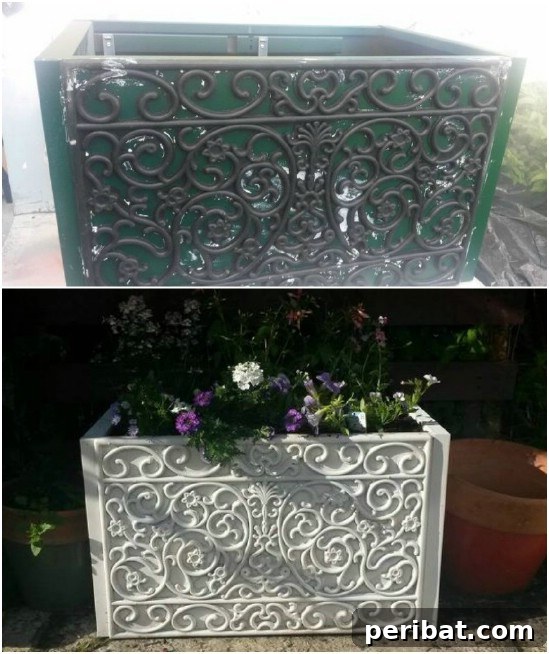 Upcycled Filing Cabinet Planter
