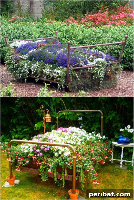Metal Bed Planter
