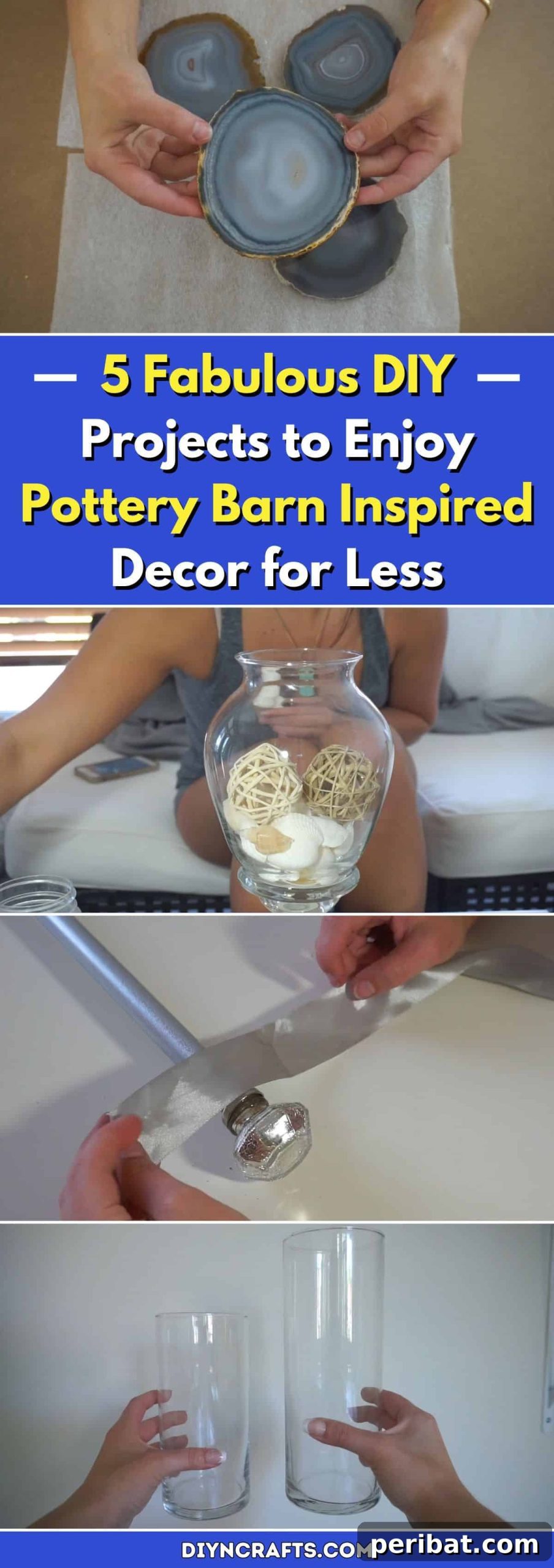 Pottery Barn Style for Less 5 Savvy DIY Projects 2 5 Fabulous DIY Projects to Enjoy Pottery Barn Inspired Decor for Less pinterest image