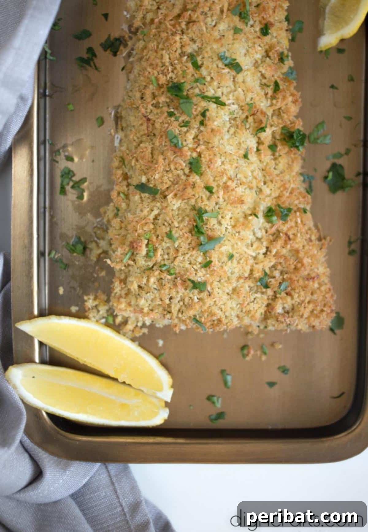 Golden Crispy Garlic Parmesan Salmon Perfection 6 Prepared to cook.
