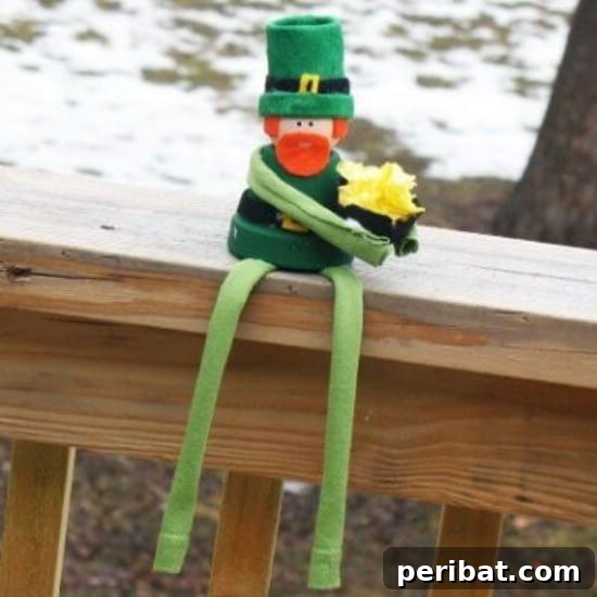 DIY Clay Pot Leprechaun