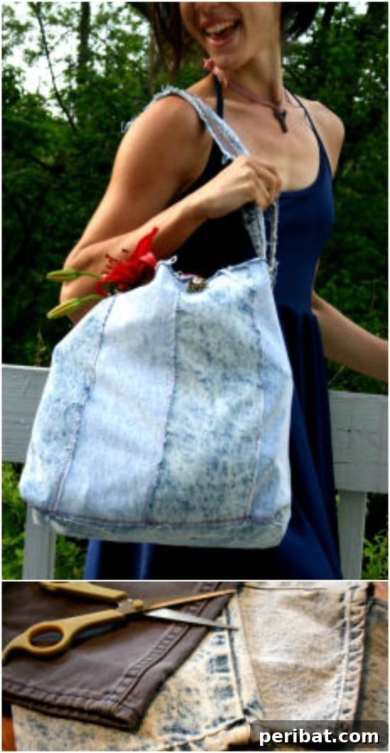 Easy Denim Tote