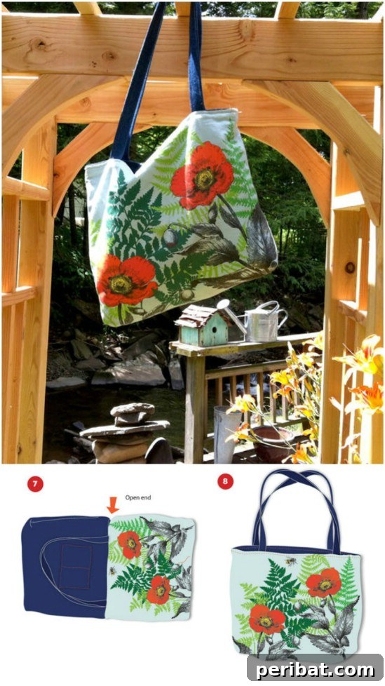 Easy Reversible DIY Tote Bag