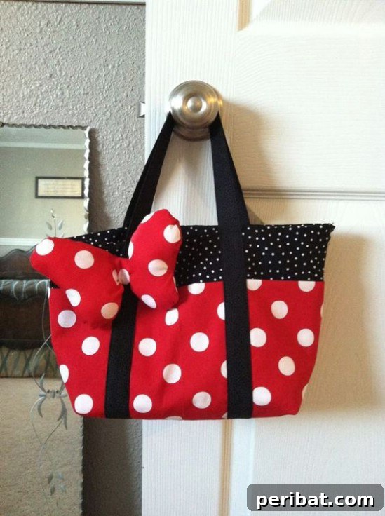 Minnie Mouse Inspired Tote