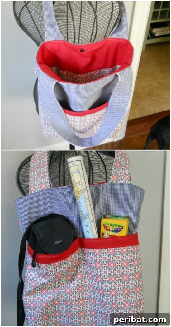 Outer Pocket Tote