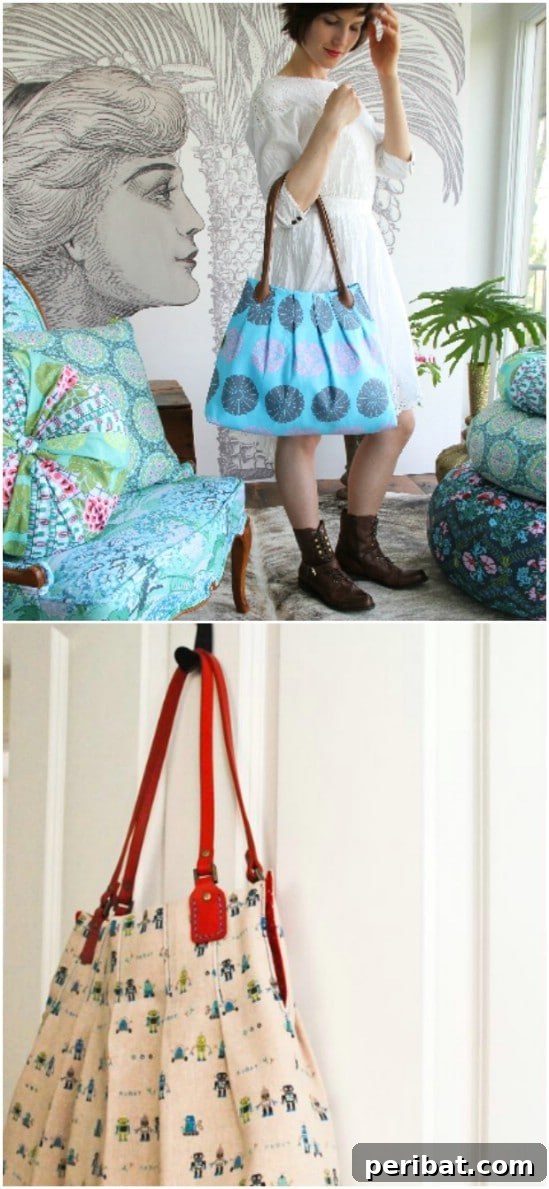 Easy Pleated Tote
