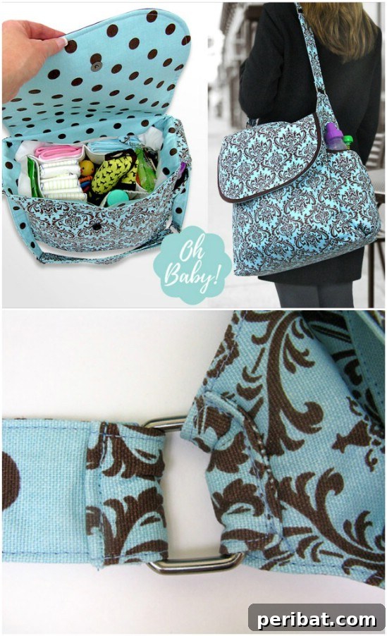 Big Diaper Bag Styled Tote