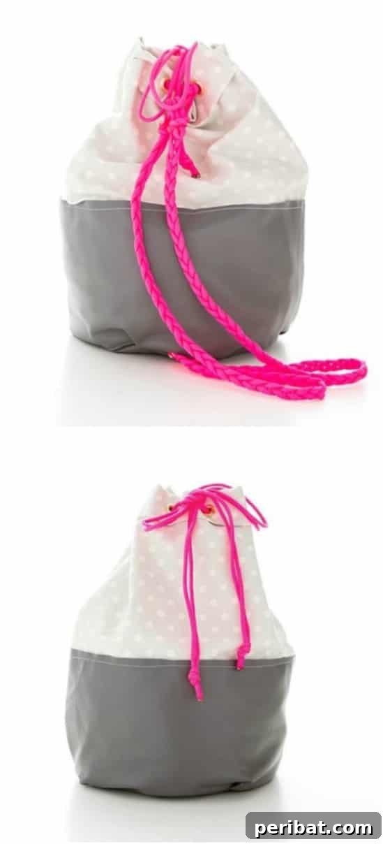 Easy Leather Bucket Bag