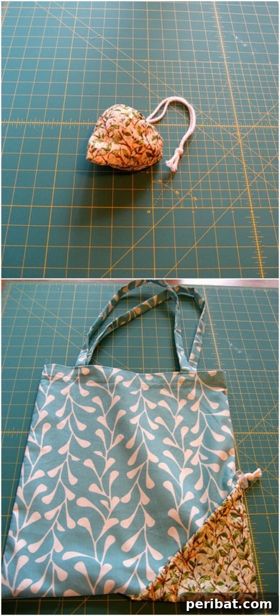 Compact Tote Bag With Surprise