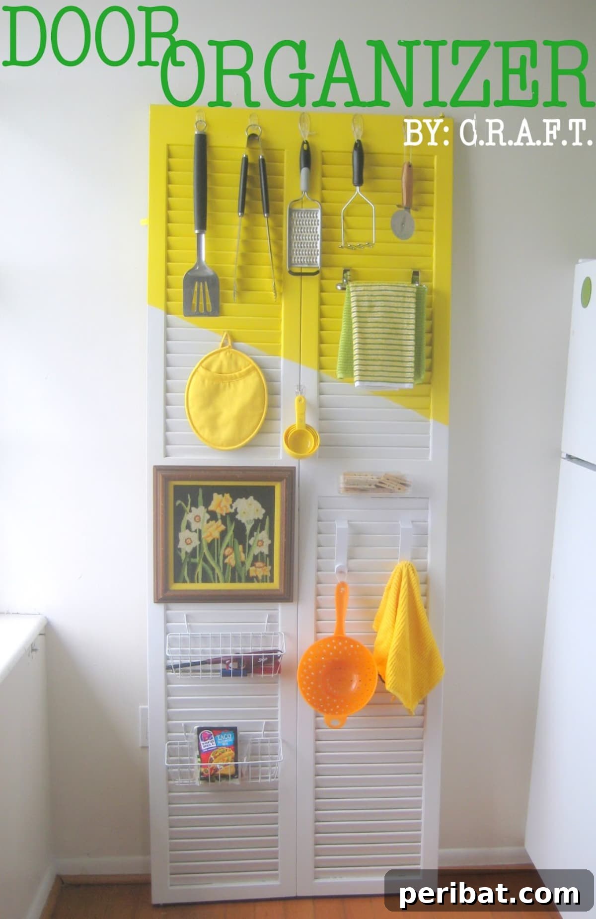 DIY Door Organizer for various household items