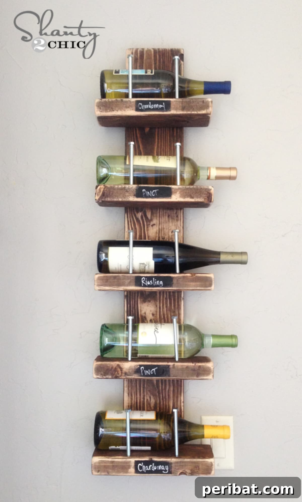 DIY Wine Rack under 15 dollars