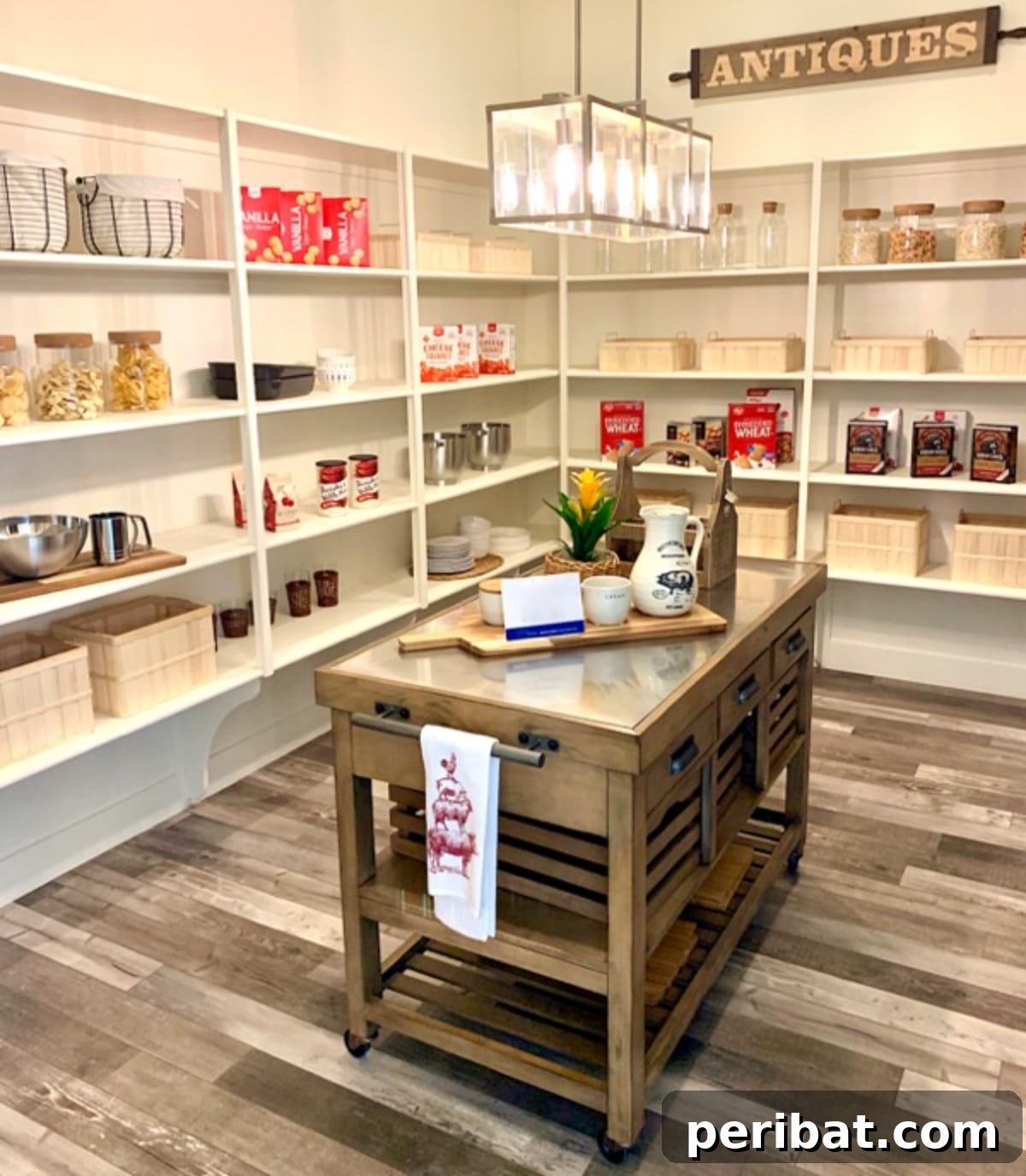 DIY pantry organization using various methods