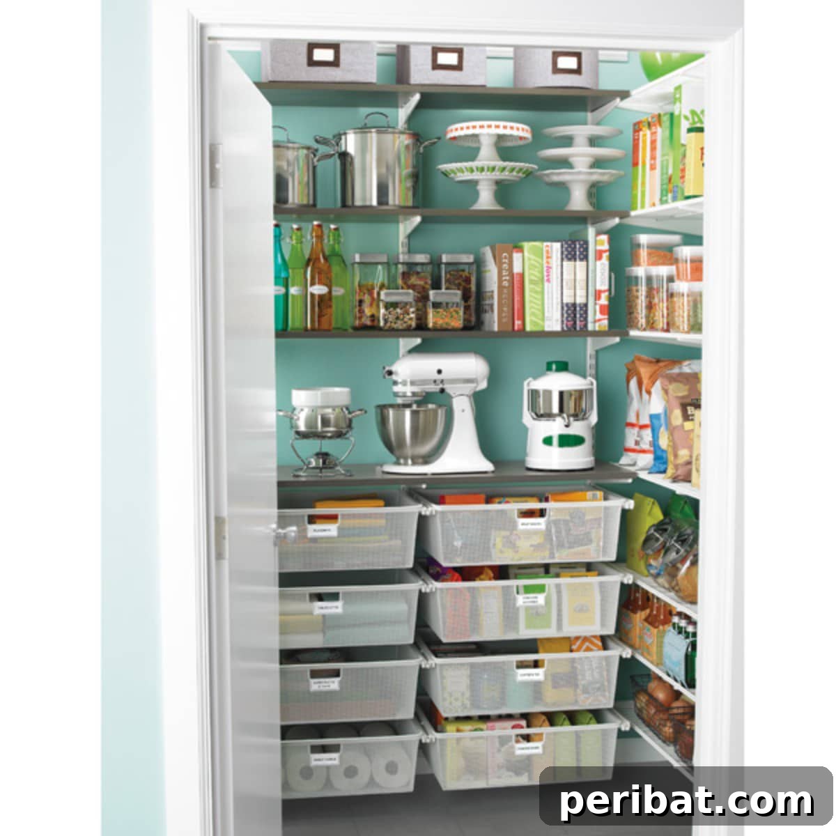 Brilliant DIY Container Store style pantry organization