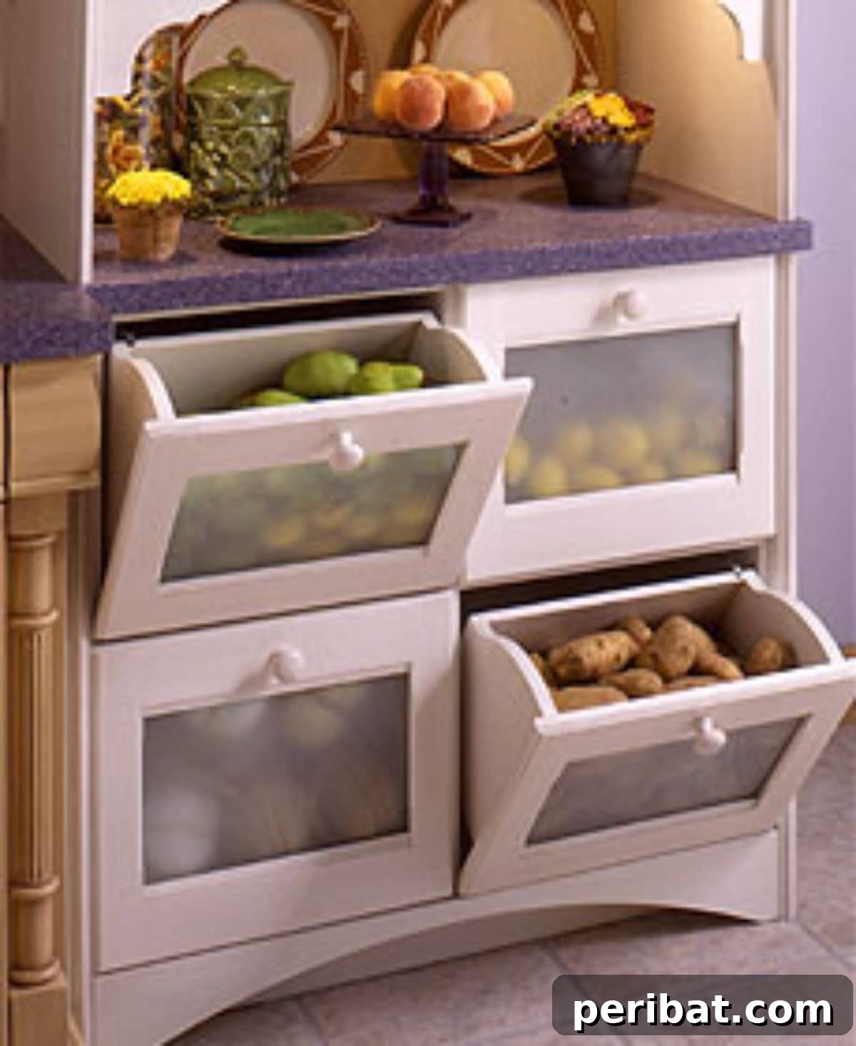 Drawer Storage for the Kitchen with custom compartments