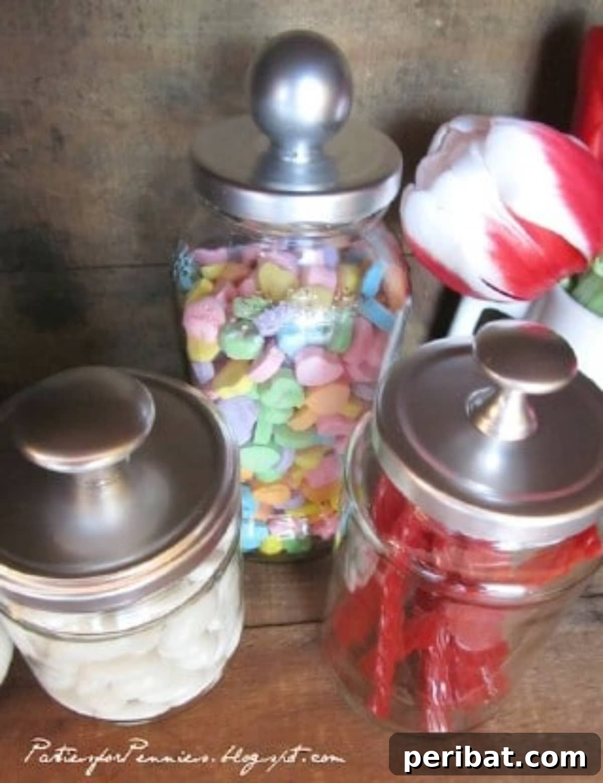 DIY Apothecary Jars made from recycled containers