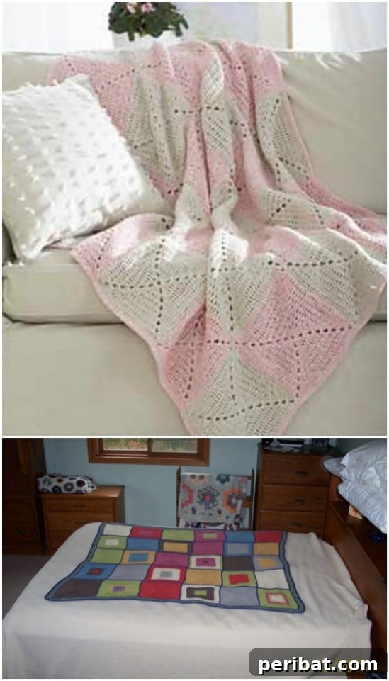 28 Fast and Fun Crochet Blankets Beginner Patterns 19 Rose Twists Afghan