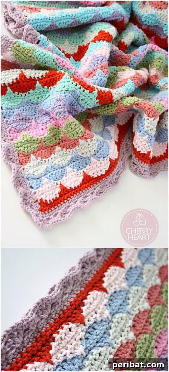 28 Fast and Fun Crochet Blankets Beginner Patterns 5 Clamshell Blanket