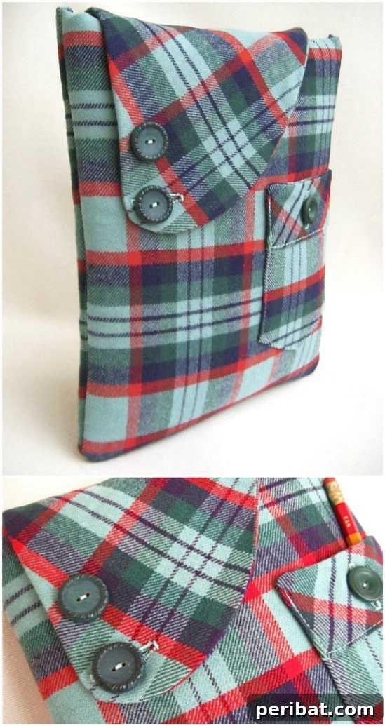 25 Genius Flannel Upcycling Ideas You Need to Try 11 Easy iPad Cover