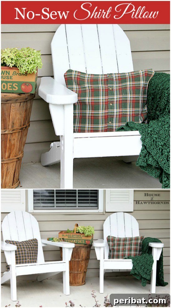 25 Genius Flannel Upcycling Ideas You Need to Try 15 No Sew Flannel Pillow Covers