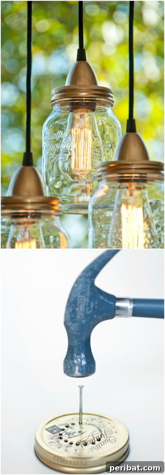 DIY Jar Lamps