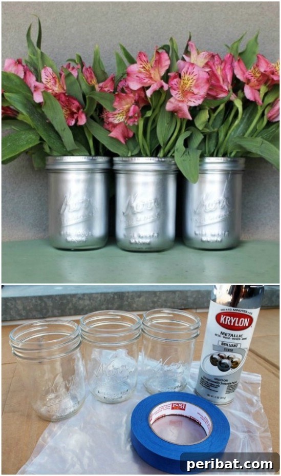 Metallic Vases