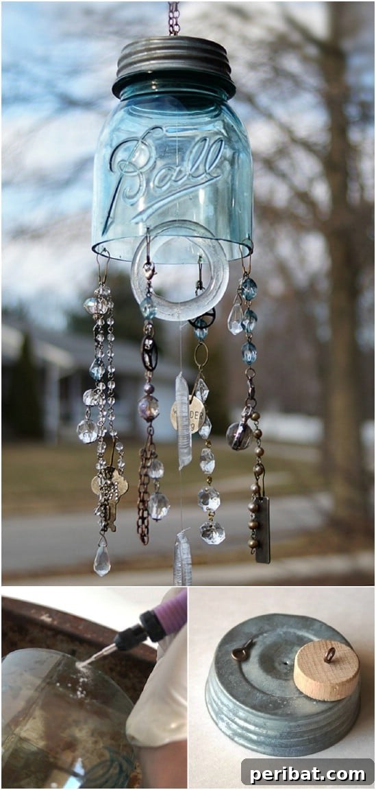 Mason Jar Wind Chimes