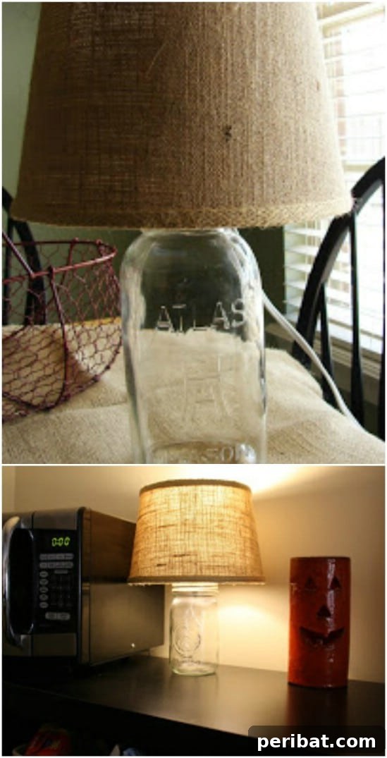 Mason Jar Lamp