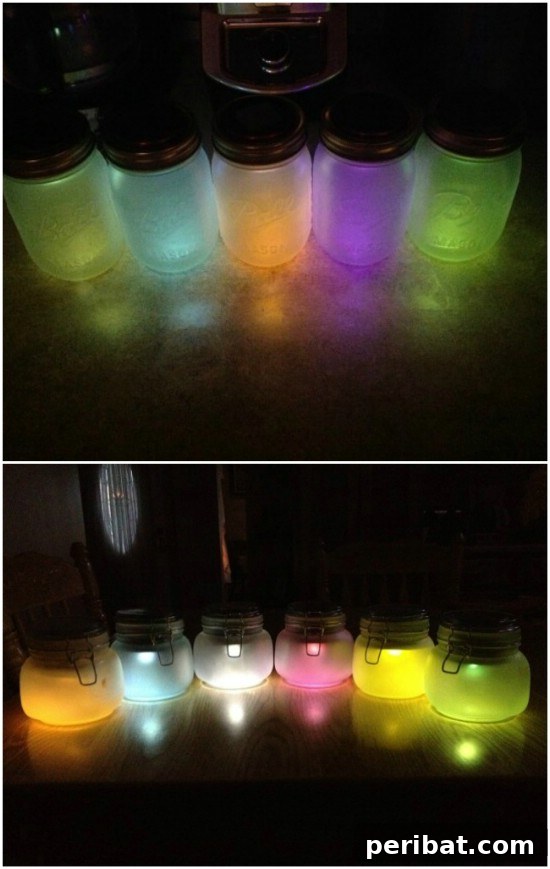 Solar Powered Jar Lights