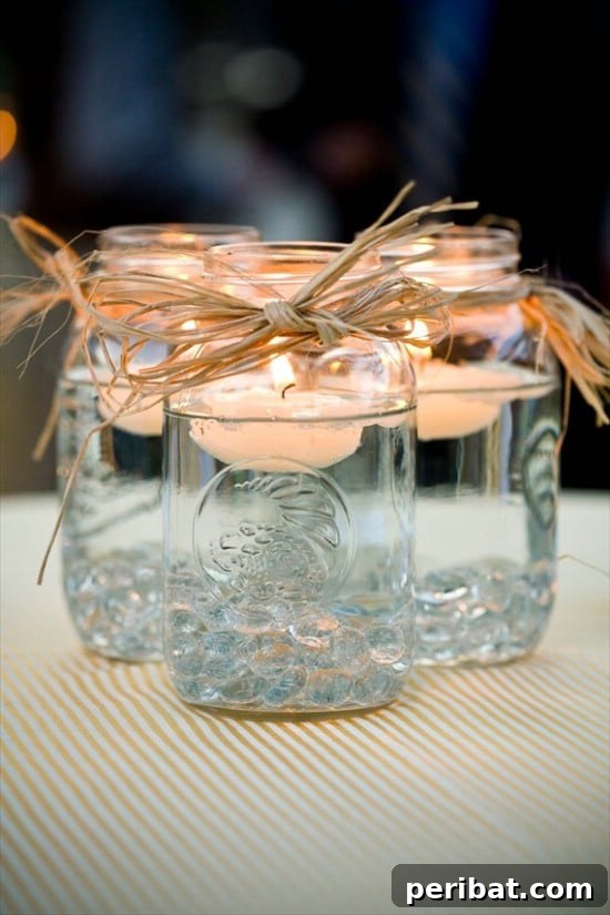 Floating Candle Centerpiece
