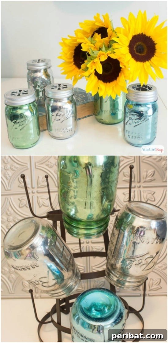 Mirrored Jar Vases