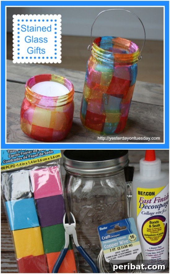 Glass Sand Candles