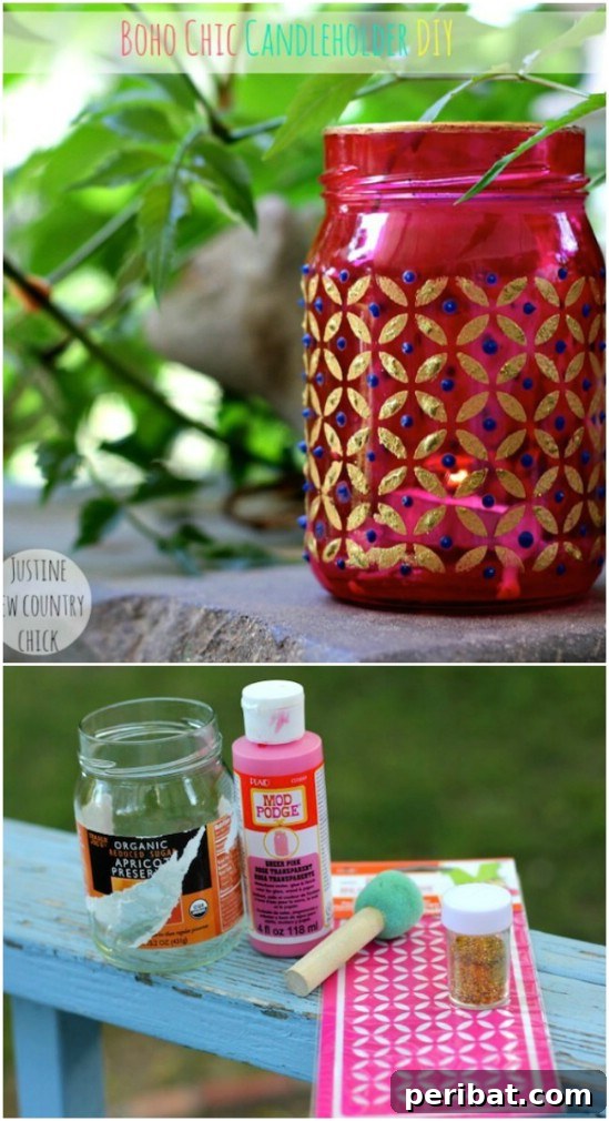 Boho Chic Candle Holders