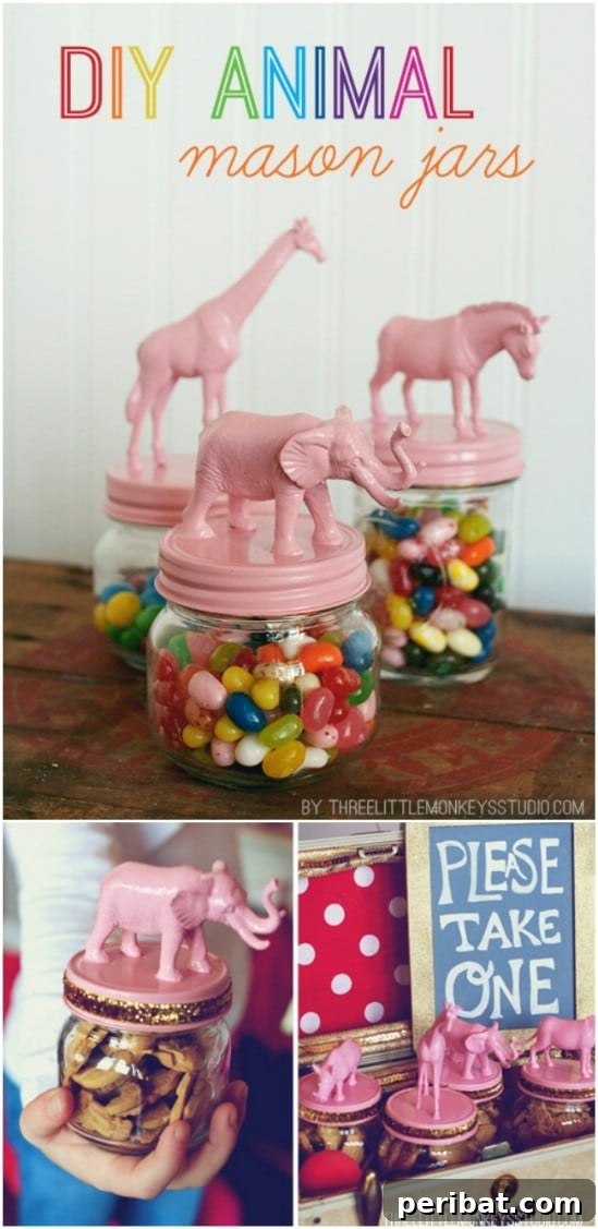Animal Candy Jars