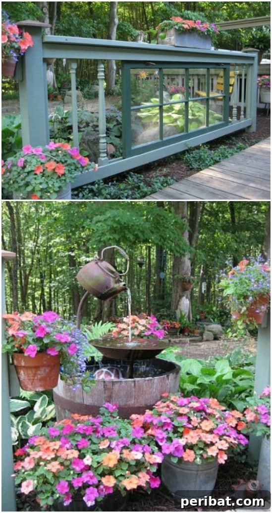 40 Brilliant Ways to Upcycle Old Windows 18 Old Window Fence Design