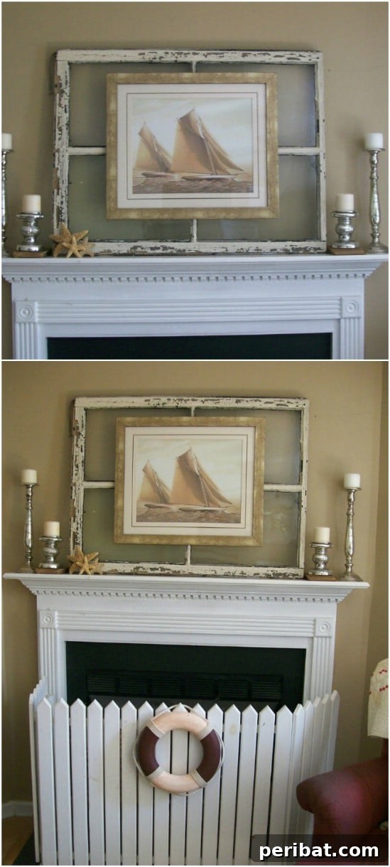 40 Brilliant Ways to Upcycle Old Windows 6 Old Window as Artwork Frame
