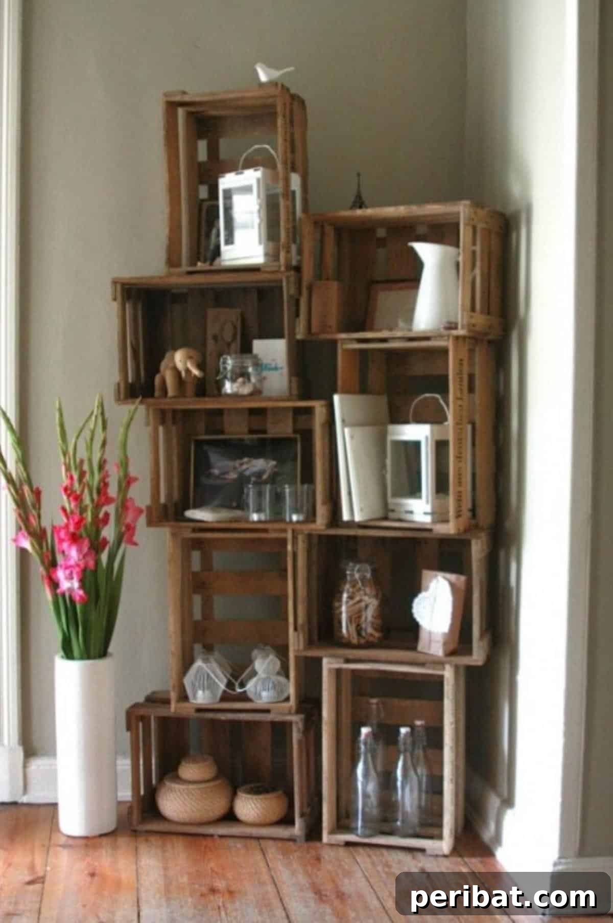 Corner Bookshelves