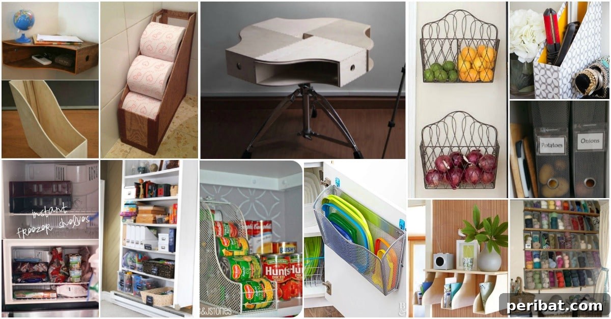 Simplify Your Space: 25 Must-Try Organization Tips 2 Creative magazine holder organization ideas