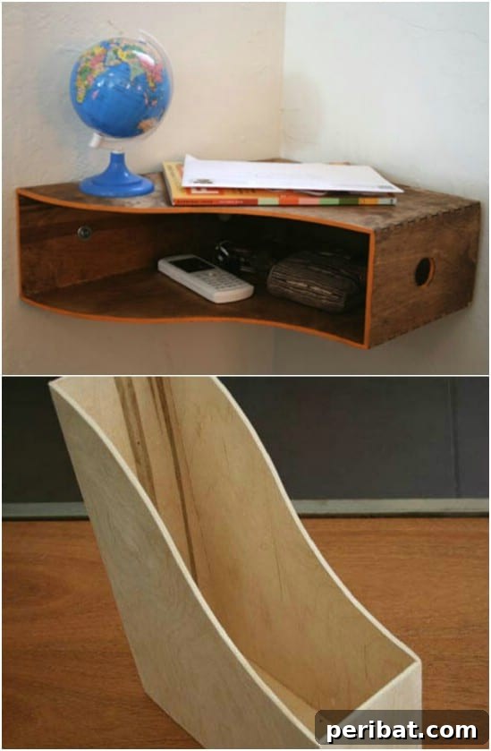 Simplify Your Space: 25 Must-Try Organization Tips 5 DIY corner shelf from magazine rack