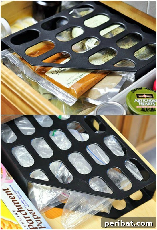 Simplify Your Space: 25 Must-Try Organization Tips 6 Magazine holders for kitchen drawer storage