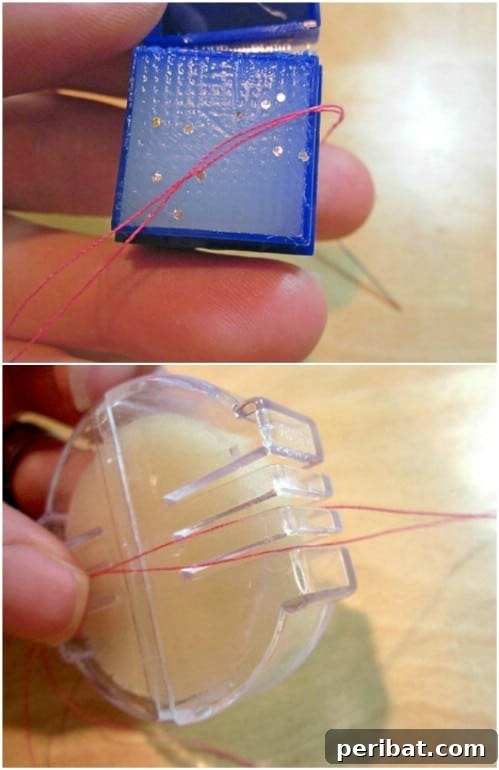 Preventing Thread Tangles When Hand Sewing with beeswax
