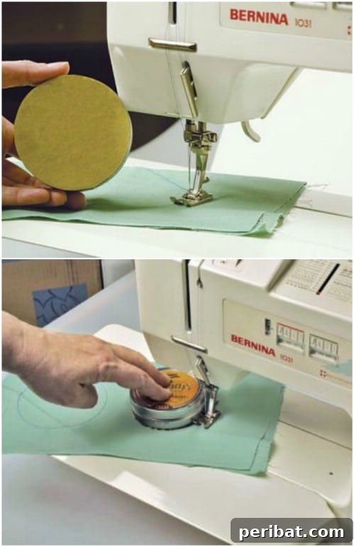 How To Easily Sew Circles with a simple template