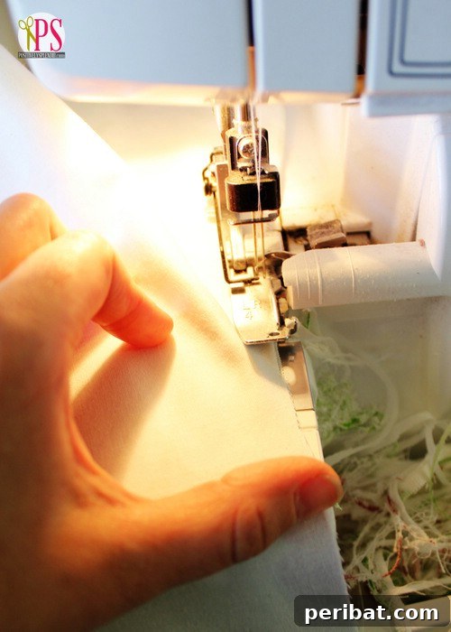 Using a Serger for quick, professional finishes