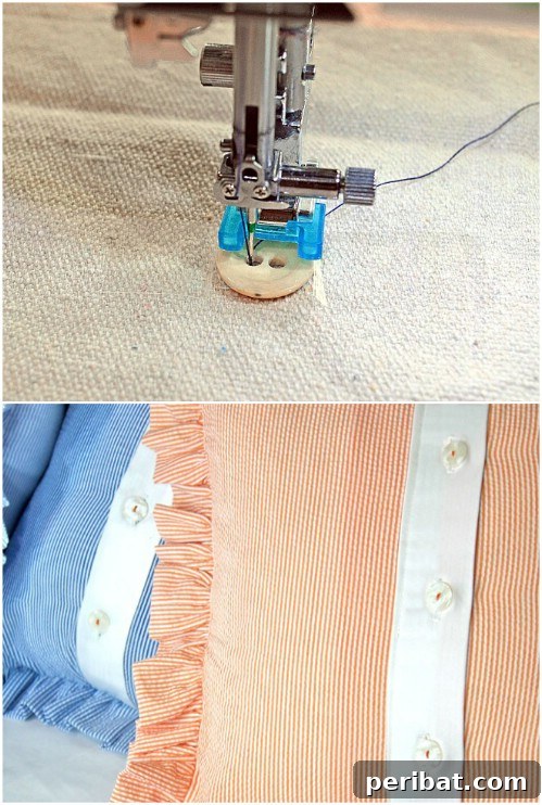 Sew Buttons With A Machine for speed and strength