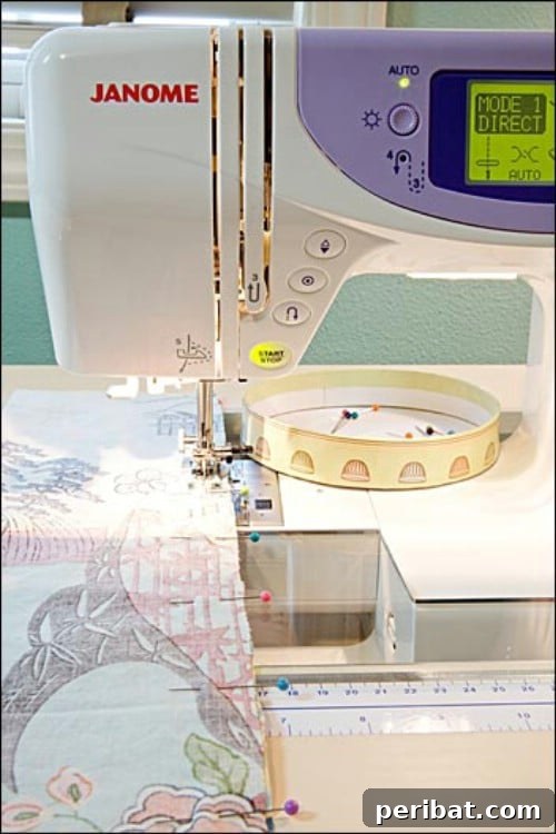 Don’t Sew Over Pins – remove them safely