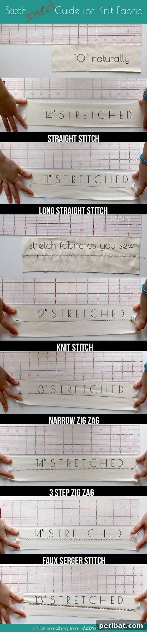 Sew Knit Fabric On Your Machine with confidence