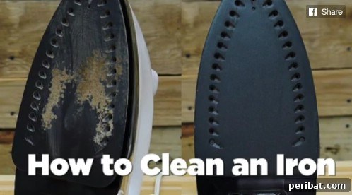 Keep Your Iron Clean for pristine fabrics