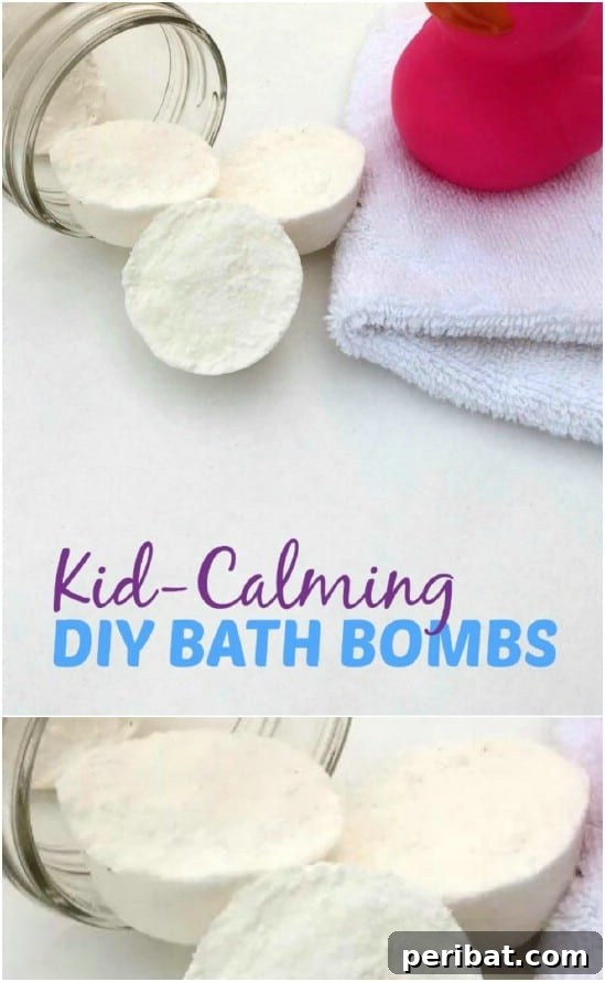 Craft Your Calm: 30 Easy Bath Bomb Recipes for Home Spa Days 19 Homemade Kid Calming Bath Bombs