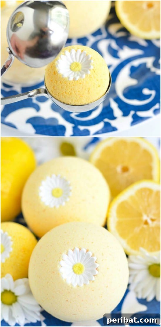 Craft Your Calm: 30 Easy Bath Bomb Recipes for Home Spa Days 21 Lemon Bath Bombs