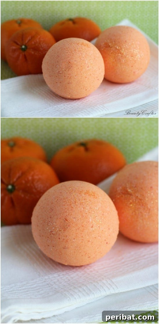 Craft Your Calm: 30 Easy Bath Bomb Recipes for Home Spa Days 26 DIY Orange Bath Bombs