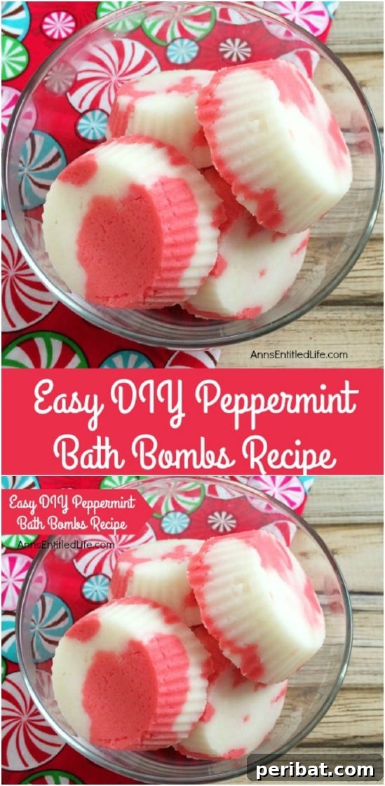 Craft Your Calm: 30 Easy Bath Bomb Recipes for Home Spa Days 7 Homemade Peppermint Bath Bombs